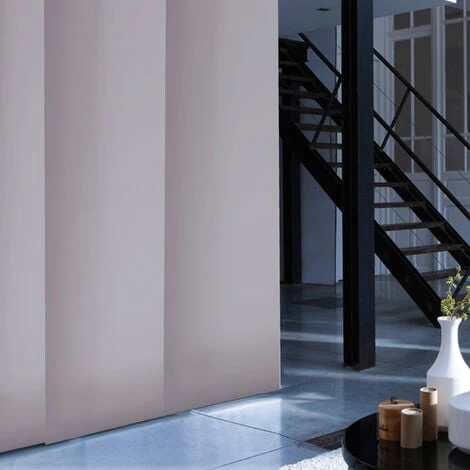 Panneau Japonais Tamisant Uni - Gris Poivre - L45 X H260cm