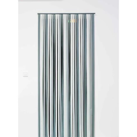 Rideau De Porte 90x200cm Coloris Gris