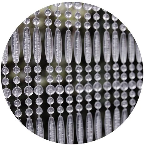 Rideau De Porte En Perles Transparentes Frejus 90 X 210 Cm