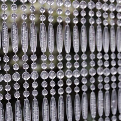 Rideau De Porte En Perles Transparentes Frejus 90 X 210 Cm â Image 3