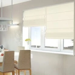 Store Bateau Tamisant Fixations Pitons - Ecru - L140 X H170cm