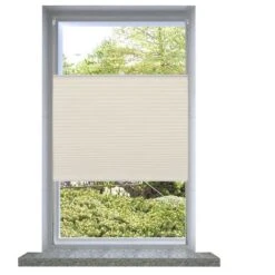 VIDAXL Store Plissé En Crème 70 X 100cm