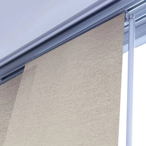 Kit Complet Panneaux Japonais 60cm - Taupe - L115 X H250cm – Image 2