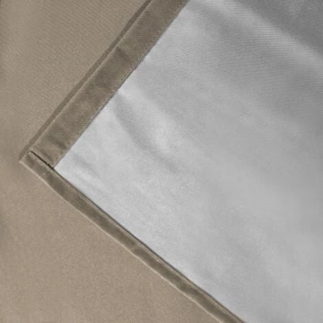 Lot De 2 Rideaux Thermiques Taupe 135x240 Cm â Image 4