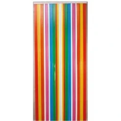 Rideau De Porte Lanière Antilles Multicolore 100 X 220