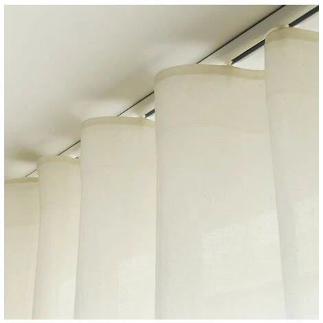 Tringle Rail Décorail Prêt à Poser, Pour Rideau à Galon Fronceur L 2 M – Image 2