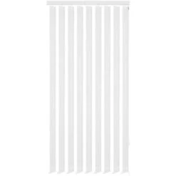 Topdeal Store Vertical 120 X 250 Cm Tissu Blanc