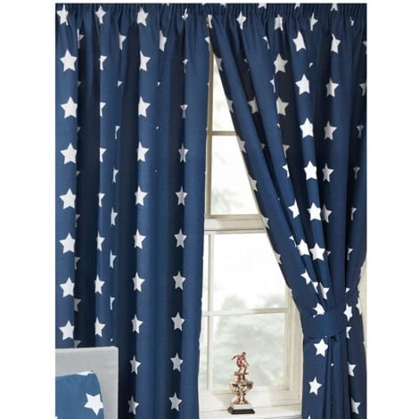 Rideaux Etoiles Bleus 168183