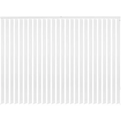 Store Vertical 120 X 250 Cm Tissu Blanc â Image 2