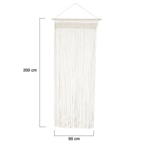 Rideau 90x200 Cm Bohème Macramé – Image 5