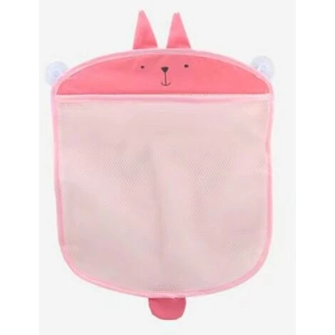 Organisateur De Jouets De Bain Pour Bébé, Sac De Rangement Pour Jouets Pour Salle De Bain Et Baignoire, Filet De Rangement En Maille Pour Accessoires De Douche, 2 X Ventouse——poudre