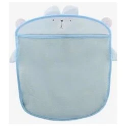 Organisateur De Jouets De Bain Pour Bébé, Sac De Rangement Pour Jouets Pour Salle De Bain Et Baignoire, Filet De Rangement En Maille Pour Accessoires De Douche, 2 X Ventouse——bleu