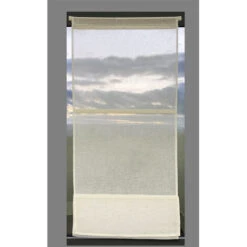 Store Bateau En étamine Blanc 045 X 180 Cm