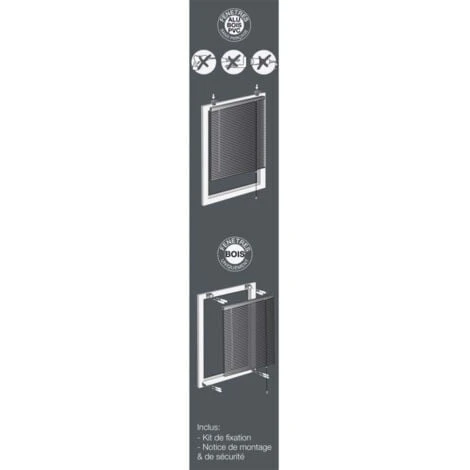 Store à Lamelles Vénitien 60x180cm Cuivre – Image 4