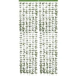 WENKO Rideau De Porte Décoratif Liane, Rideau De Protection Contre Les Insectes Pour Le Balcon, La Terrasse & L'appartement, Avec Fixations Autoadhésives, Polyester Lavable, Fabriqué à La Main, 90x190