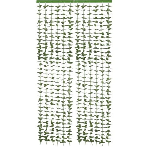 WENKO Rideau De Porte Décoratif Liane, Rideau De Protection Contre Les Insectes Pour Le Balcon, La Terrasse & L'appartement, Avec Fixations Autoadhésives, Polyester Lavable, Fabriqué à La Main, 90x190