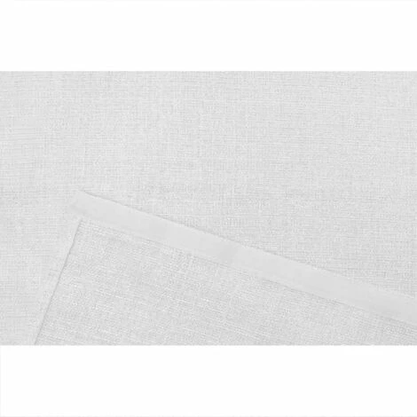 Panneau Japonais 60 X 300 Cm à Scratch Grande Hauteur Irisé Fil Lurex Argenté Blanc – Image 4