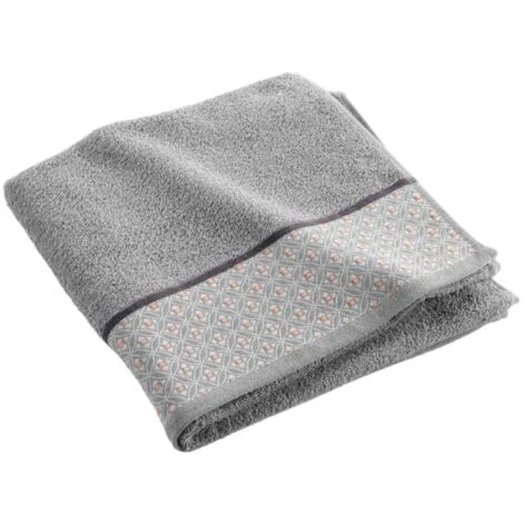 Drap De Douche Jacquard Belina 70x130cm Gris