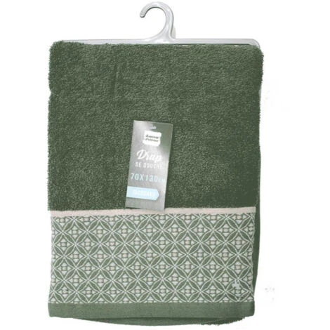 Drap De Douche Jacquard Belina 70x130cm Kaki â Image 5