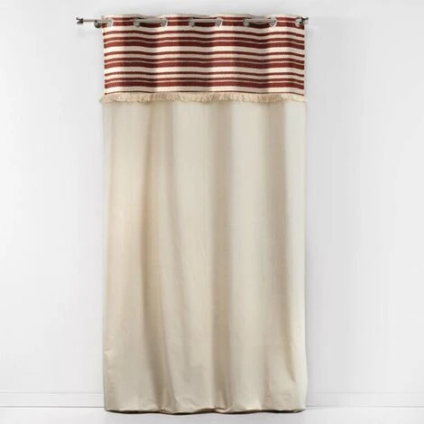 Rideau Tamisant En Coton 140 X 240 Cm Atlas Terracotta â Image 2