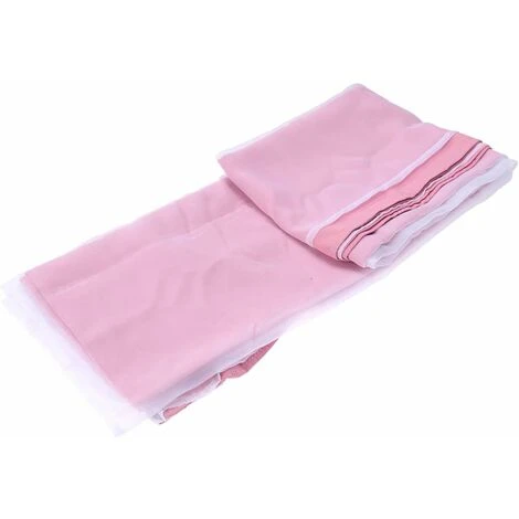 Rideau Occultant Étoile Superposition Rideaux Occultants Enfants Rideaux Occultants Rideau De Fenêtre Pour Chambre Salon Salle De Bain (Rose) – Image 2