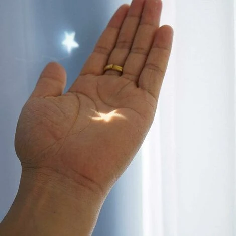 Rideau Occultant Étoile Superposition Rideaux Occultants Enfants Rideaux Occultants Rideau De Fenêtre Pour Chambre Salon Salle De Bain (Bleu Ciel) – Image 5