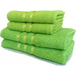 Ensemble 2 Serviettes 90 X 150 Cm - Anis