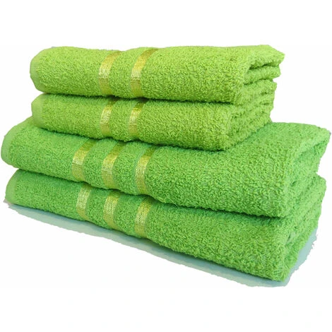 Ensemble 2 Serviettes 90 X 150 Cm - Anis