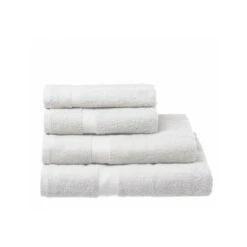 Serviette Invité / Essuie-mains 100% Coton Blanc - 30x50cm