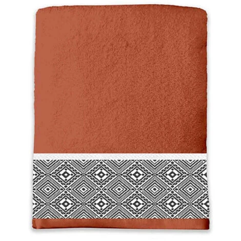 Drap De Douche Esteban 70x130cm Terracotta