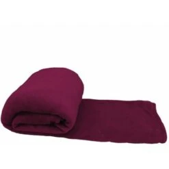 Couverture, Plaid Polaire 150 X 200 Cm En Flanelle Ultra Doux - Prune - Vivezen