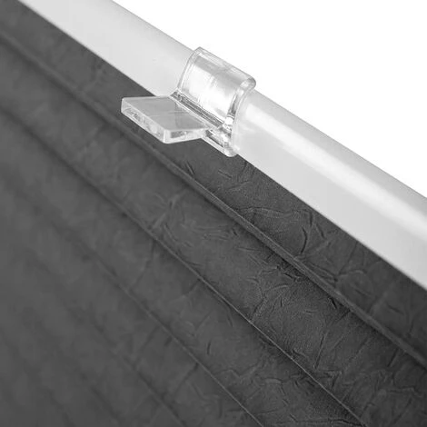 WOLTU Stores Plissés.Installation Rapide Sans Perçage.Stores Opaques Pour Fenêtres.55x100cm.Anthracite – Image 2