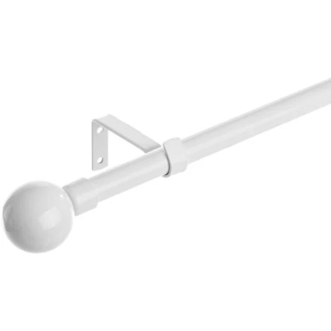 Tringle à Rideaux Extensible En Métal Blanc De 120 à 210 Cm – Image 4