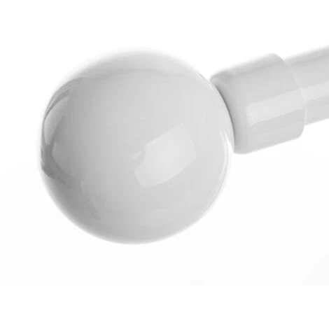 Tringle à Rideaux Extensible En Métal Blanc De 120 à 210 Cm – Image 5