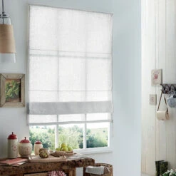 Store Bateau Tamisant Panama - Gamme Must - Blanc - L60 X H220cm