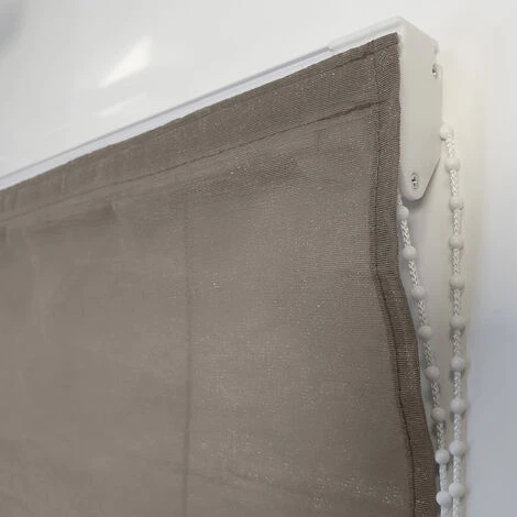 Store Bateau Tamisant Lurex Elfi - Taupe - L40 X H250cm – Image 2