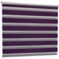 Store Enrouleur Mini Day & Night Sans Perçage Violet 45 X 150 Cm