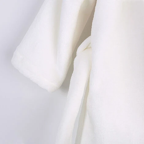 Enfants Peignoir Garçons Filles à Capuche Robes Enfant Doux Pyjamas Vêtements De Nuit Peignoir En Flanelle Vêtements De Maison Pour Enfants Macaron – Image 3