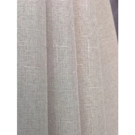 Paire De Doubles Rideaux à Oeillets Effet Lin 140 X 260 Cm Moonlight Deco – Image 2