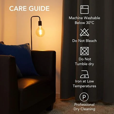 Lot De 2 Rideaux Occultants Thermiques - Rouge - 140 X 260 Cm â Image 5