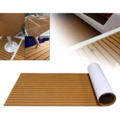 Decking De Yacht, Plancher De Bateau De Feuille De Decking De Teck D'EVA Adapté Pour Le Yacht