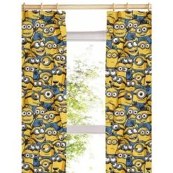 Rideaux Minions Moi Moche Et Méchant - 168 Cm X 137 Cm