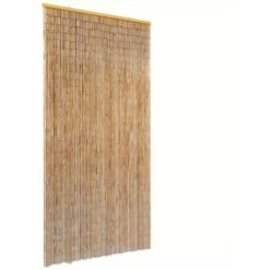 Topdeal Rideau De Porte Contre Insectes Bambou 90 X 220 Cm