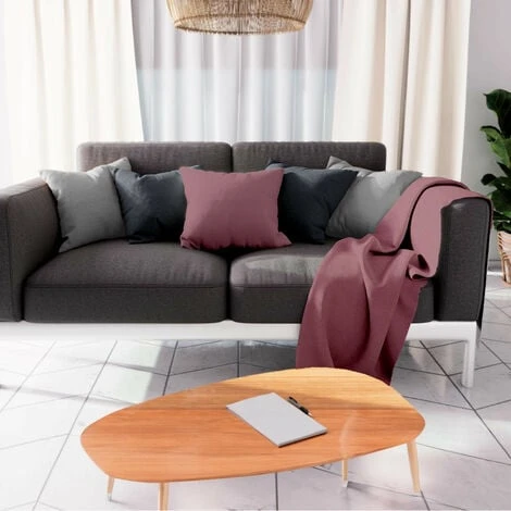 Adele, Couvre Lit, Jeté De Canapé, Coton, Framboise, Par Soleil D'ocre - 180 X 220 Cm – Image 2