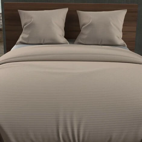 Leo Jeté De Lit, Microfibre, Ecru, Par Soleil D'ocre - 220 X 240 Cm – Image 2