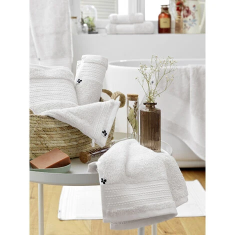 Lot De 2 Gants De Toilette Coton Bio Garance Chantilly â Image 2