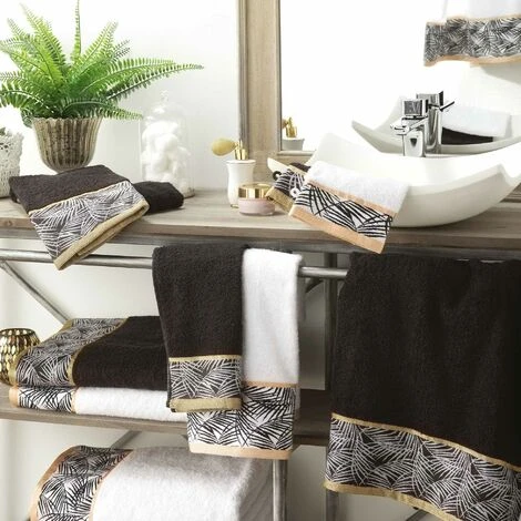 Lot De 2 Gants De Toilette Orbella Noir â Image 2