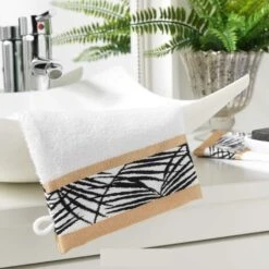 Lot De 2 Gants De Toilette Orbella Blanc