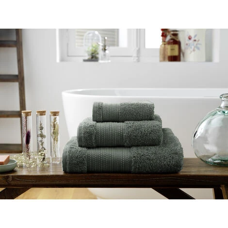 Serviette De Toilette 50 X 90 Cm GARANCE Romarin â Image 2