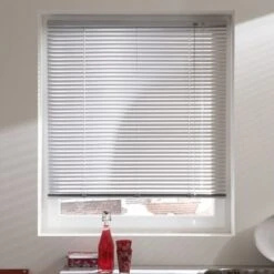 Store Vénitien Aluminium 25mm - Gris - L50 X H175cm